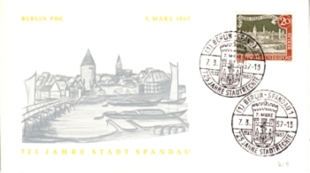 Západní Berlín FDC 0159 ● - 1957